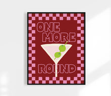 Load image into Gallery viewer, One More Round - Cocktail Print | Martini Art
