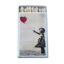 Load image into Gallery viewer, Matches •Banksy Street Art •Home Decor for Candles &amp; Incense