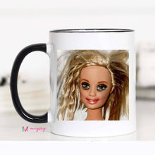 Load image into Gallery viewer, Funny Crazy Hair Doll Coffee Mug Novelty Gag Gift Mug