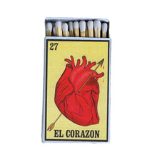 Load image into Gallery viewer, Matches • Loteria Corazon • Home Decor for Candles &amp; Incense