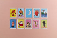 Load image into Gallery viewer, Millennial Loteria Board Game: El Midlife Crisis Expansion