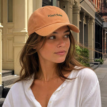 Load image into Gallery viewer, I Can't Today Embroidered Washed Cotton Baseball Cap