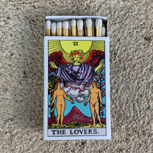 Load image into Gallery viewer, Matches • Tarot Lovers • Home Decor for Candles and Incense