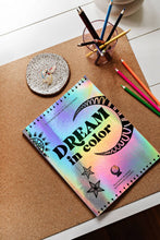 Load image into Gallery viewer, Dream in Color: Coloring Book &amp; Waterproof Stickers