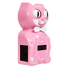 Load image into Gallery viewer, Solar Kit-Cat Digital Alarm Klock – Pink Satin