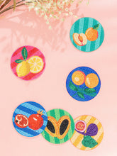 Load image into Gallery viewer, PixelPop™ Diamond Art Acrylic Coaster Kit — Tutti Frutti