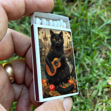 Load image into Gallery viewer, Matches • Halloween Black Cat • Home Decor for Candles