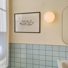 Load image into Gallery viewer, Text Me If You Run Out of Toilet Paper | Funny Bathroom Art